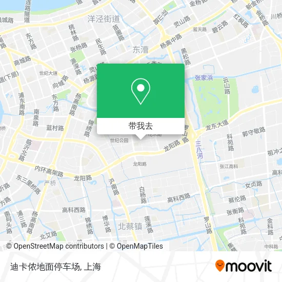迪卡侬地面停车场地图
