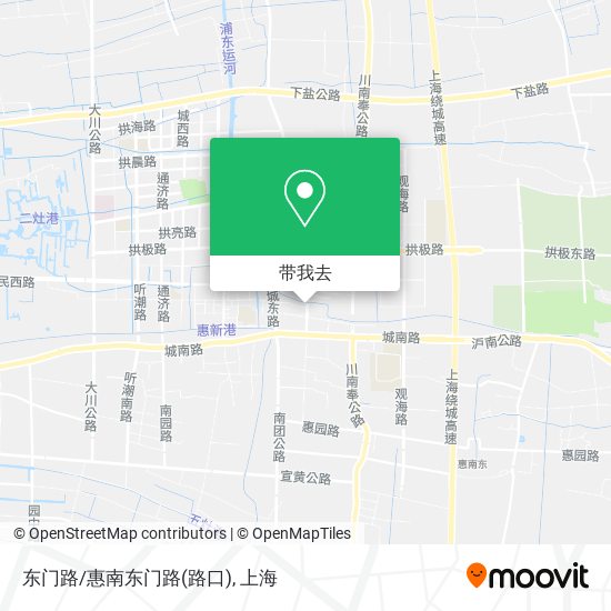 东门路/惠南东门路(路口)地图