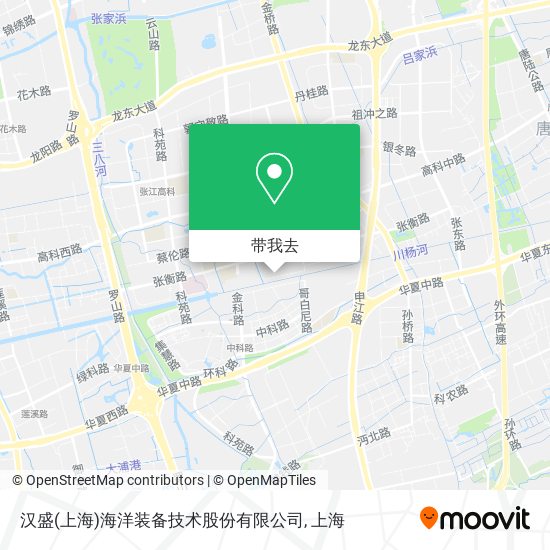 汉盛(上海)海洋装备技术股份有限公司地图