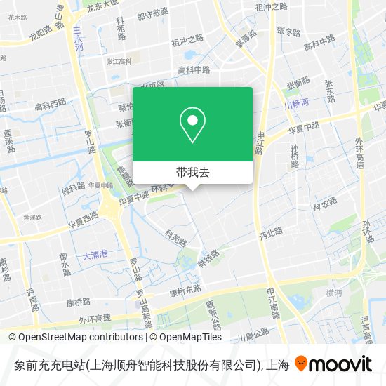 象前充充电站(上海顺舟智能科技股份有限公司)地图