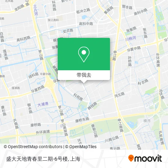 盛大天地青春里二期-6号楼地图