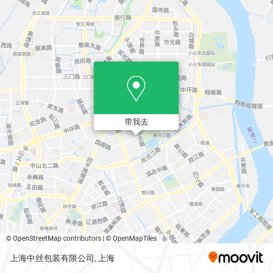 上海中丝包装有限公司地图