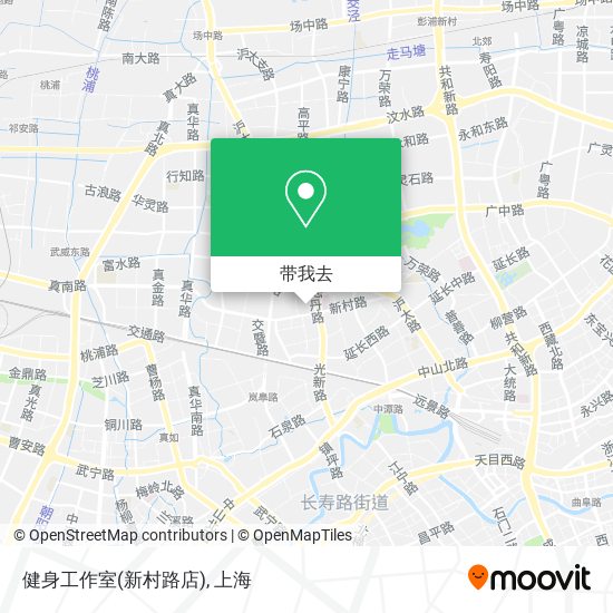 健身工作室(新村路店)地图