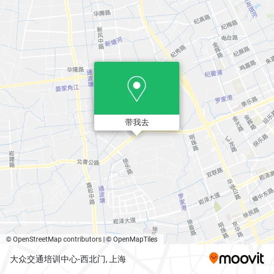 大众交通培训中心-西北门地图