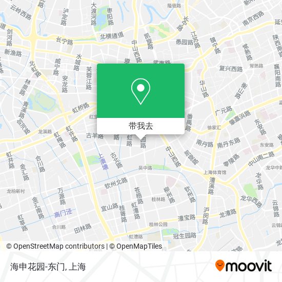 海申花园-东门地图