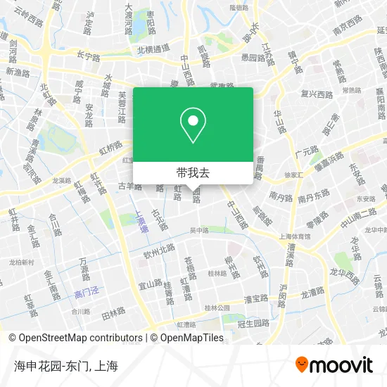 海申花园-东门地图