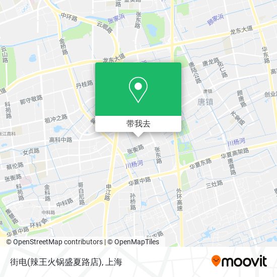 街电(辣王火锅盛夏路店)地图