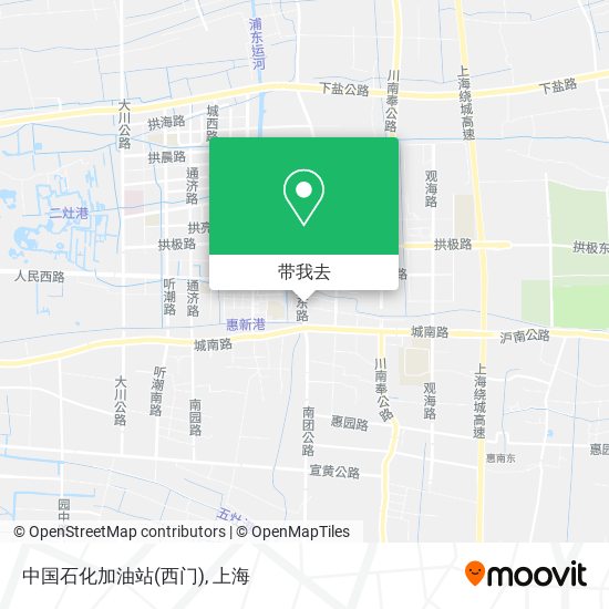 中国石化加油站(西门)地图