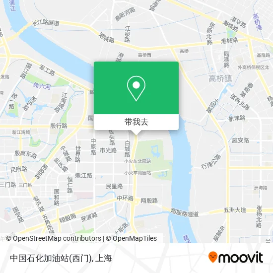 中国石化加油站(西门)地图