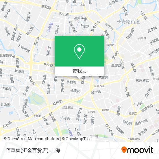 佰草集(汇金百货店)地图