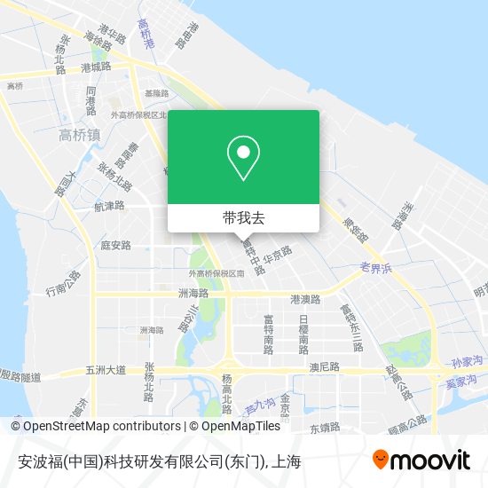 安波福(中国)科技研发有限公司(东门)地图