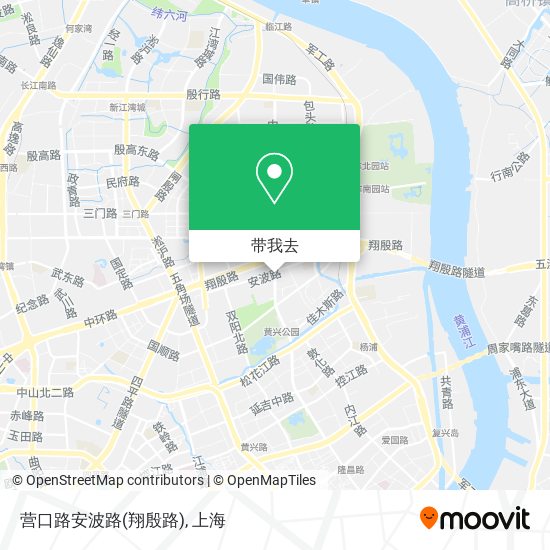 营口路安波路(翔殷路)地图