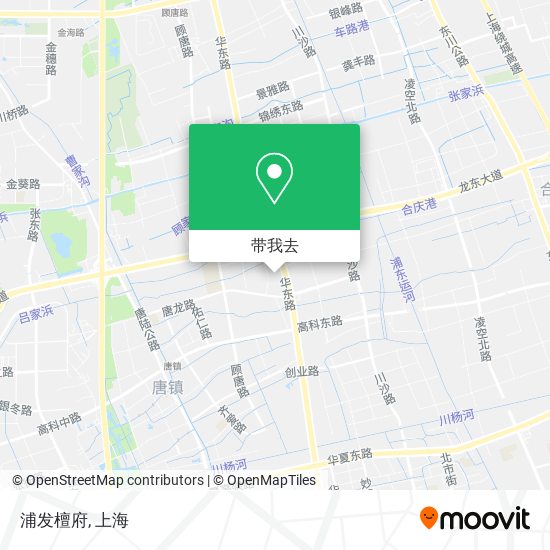 浦发檀府地图