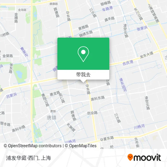 浦发华庭-西门地图