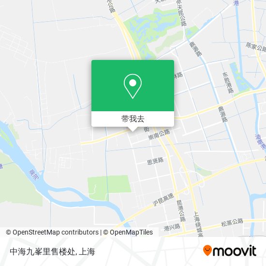 中海九峯里售楼处地图