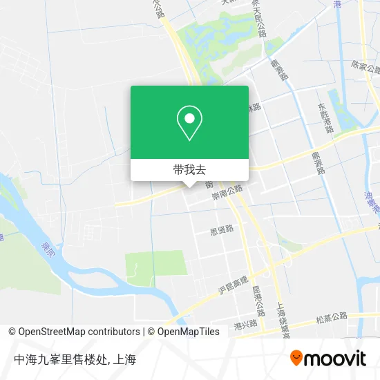 中海九峯里售楼处地图