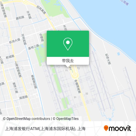 上海浦发银行ATM(上海浦东国际机场)地图