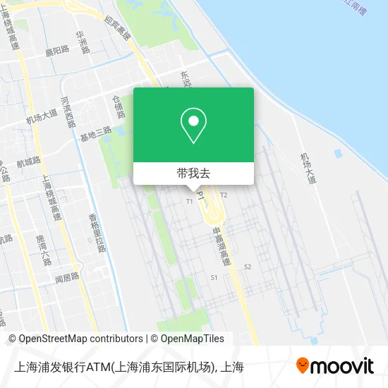 上海浦发银行ATM(上海浦东国际机场)地图