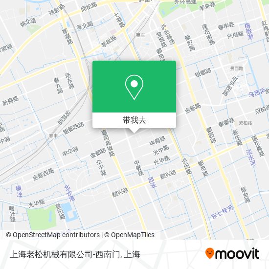 上海老松机械有限公司-西南门地图