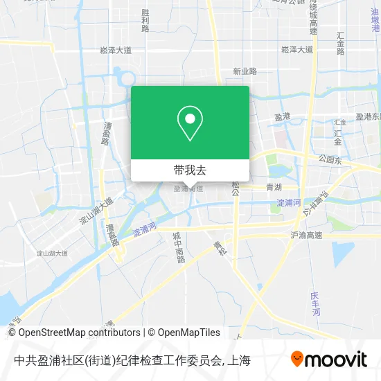 中共盈浦社区(街道)纪律检查工作委员会地图