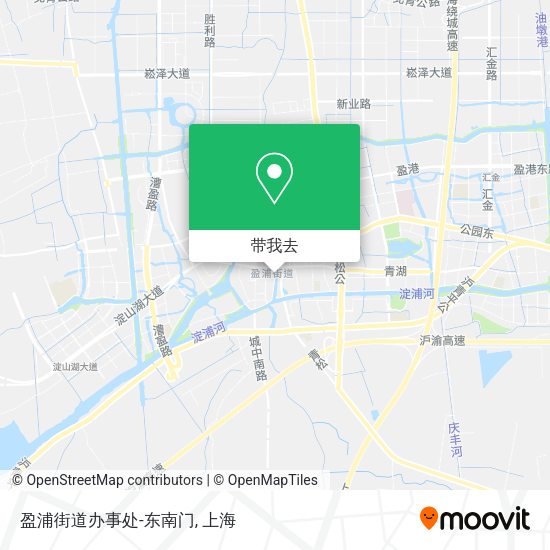 盈浦街道办事处-东南门地图