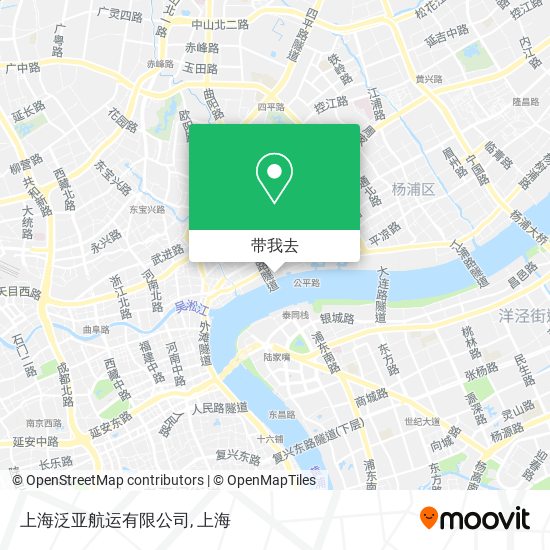 上海泛亚航运有限公司地图