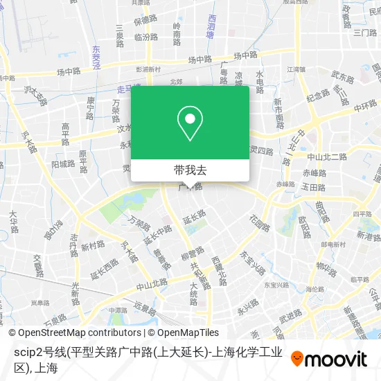 scip2号线(平型关路广中路(上大延长)-上海化学工业区)地图