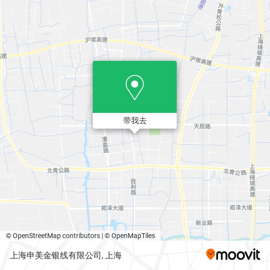 上海申美金银线有限公司地图