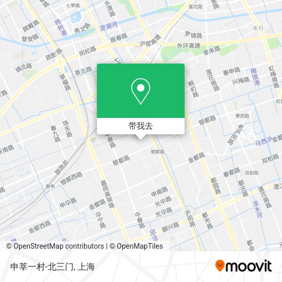 申莘一村-北三门地图