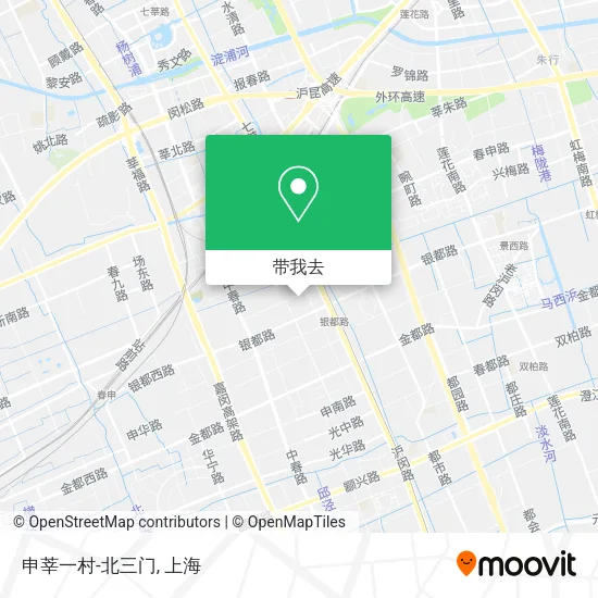 申莘一村-北三门地图