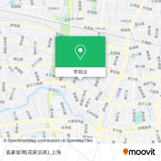 嘉豪玻璃(花家浜路)地图