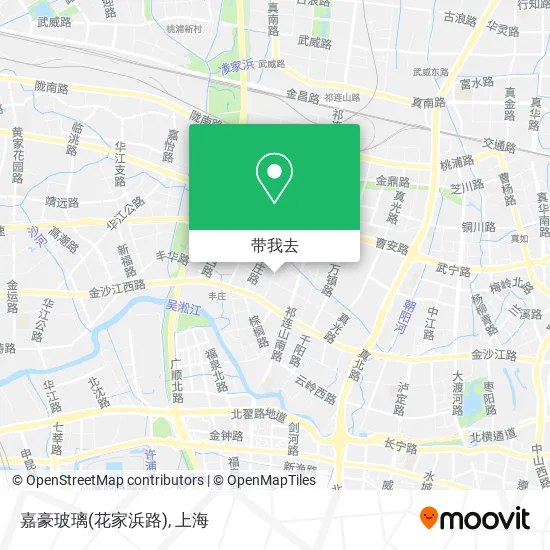 嘉豪玻璃(花家浜路)地图