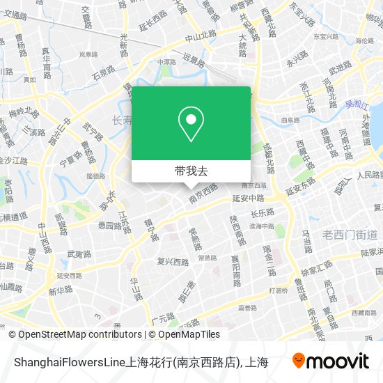 ShanghaiFlowersLine上海花行(南京西路店)地图