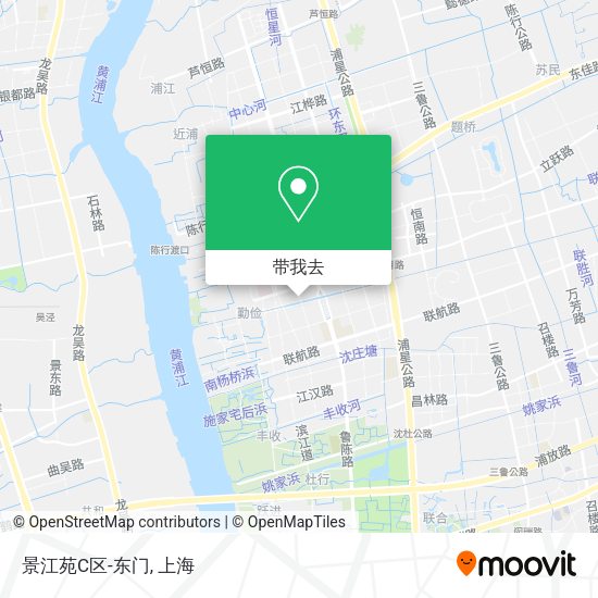 景江苑C区-东门地图
