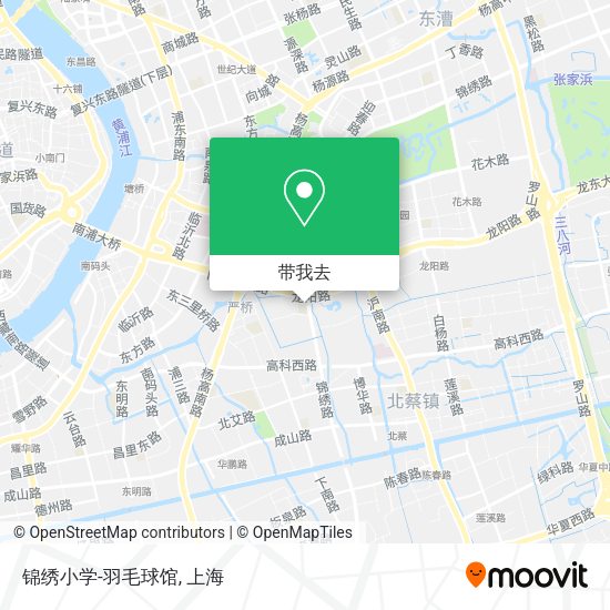 锦绣小学-羽毛球馆地图