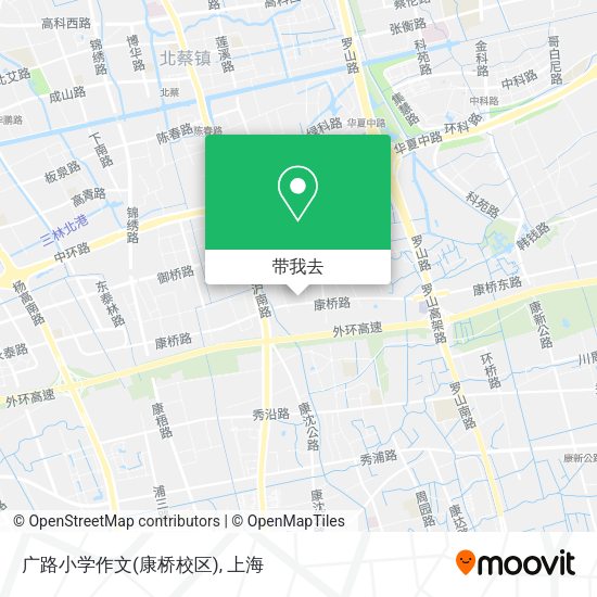 广路小学作文(康桥校区)地图