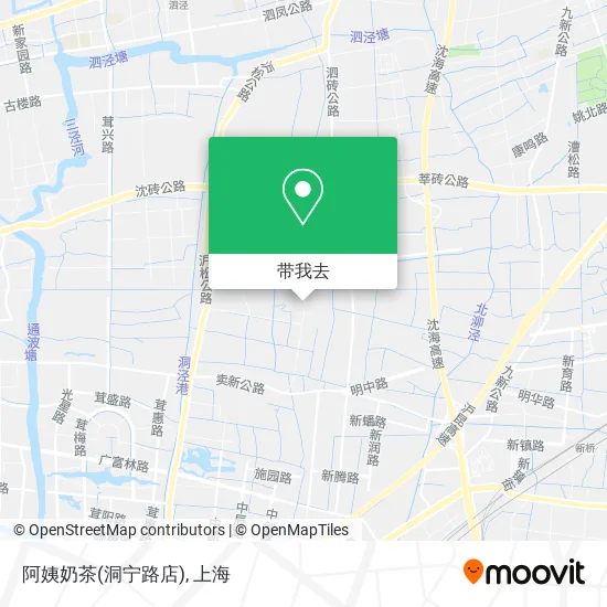阿姨奶茶(洞宁路店)地图