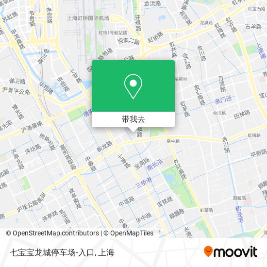 七宝宝龙城停车场-入口地图