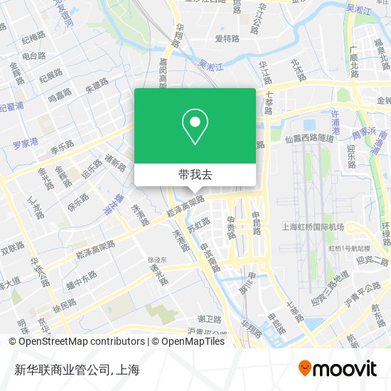 新华联商业管公司地图