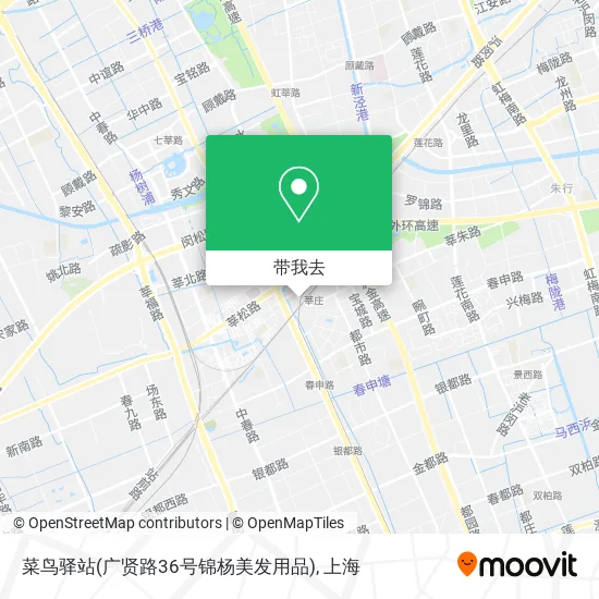 菜鸟驿站(广贤路36号锦杨美发用品)地图