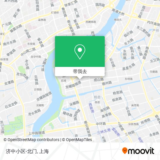济中小区-北门地图