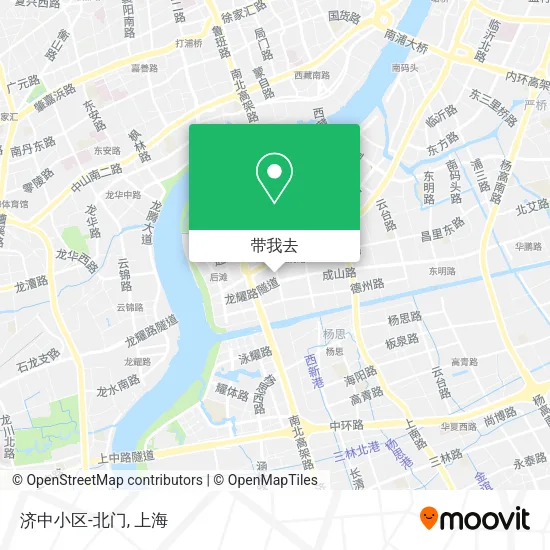 济中小区-北门地图