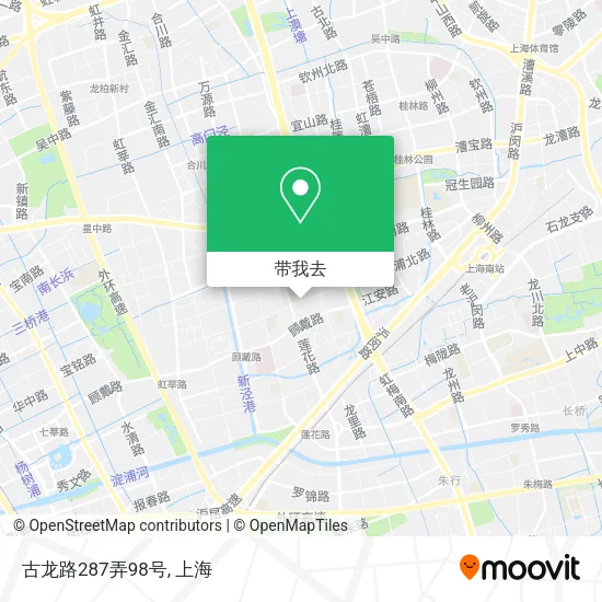 古龙路287弄98号地图