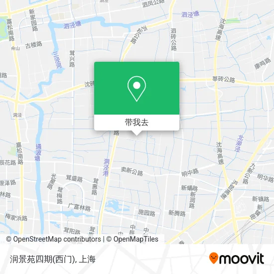 润景苑四期(西门)地图