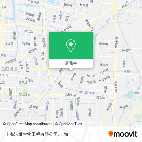 上海洁维生物工程有限公司地图