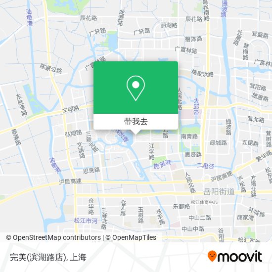 完美(滨湖路店)地图