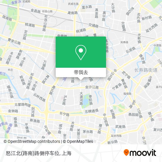 怒江北(路南)路侧停车位地图