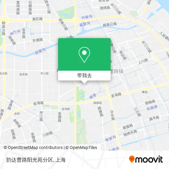 韵达曹路阳光苑分区地图