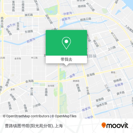曹路镇图书馆(阳光苑分馆)地图