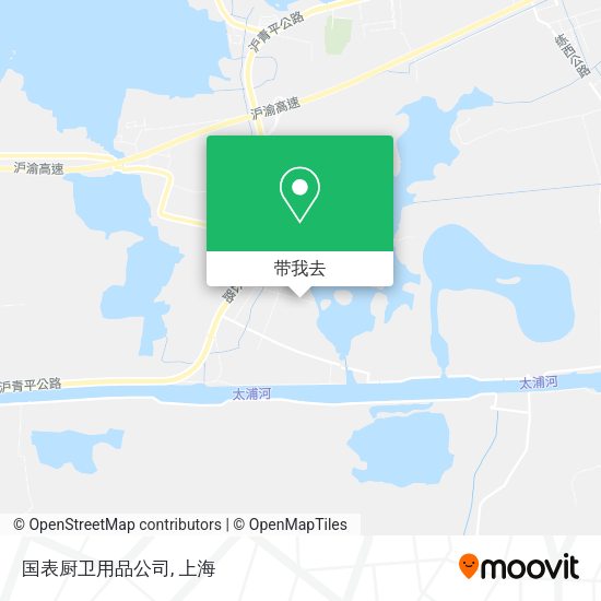 国表厨卫用品公司地图